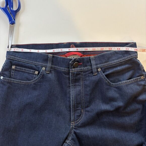 LL Bean Men’s 32x30 BeanFlex Fleece-Lined Classic Fit Jeans Straight Blue 298065 - Picture 4 of 9